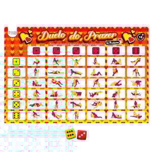 Jogo Erótico Duelo Do Prazer 36 Posições Diversão Ao Cubo