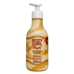 Body Girl Night Gel Hidratante Para Virilha E Bumbum Ediçãocarnaval  305ml Garji