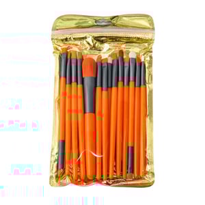 Kit 20 Pincéis Para Maquiagem Com Cerdas Macias Vibe Toys