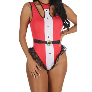 Avental Sexy 3d Feminino Mamãe Noel Pimenta Sexy 