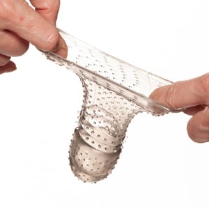 Capa Peniana Clark Texturizada Fumê 15 X 3,5cm Upper