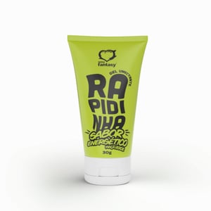 Rapidinha Lubrificante Sabor Energético Maçã Verde 30g Sexy Fantasy
