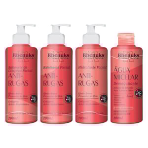 Kit Skin Care Anti Rugas Com 4 Itens Rhenuks Cosméticos