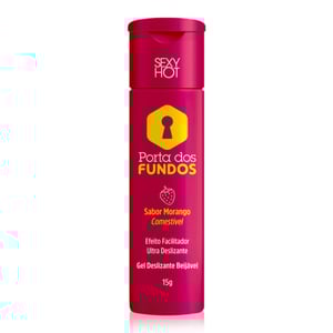 Porta Dos Fundos Gel Facilitador Anal Beijável 15g Sexy Hot