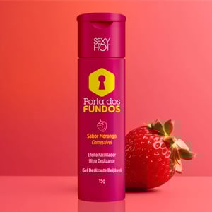 Porta Dos Fundos Gel Facilitador Anal Beijável 15g Sexy Hot