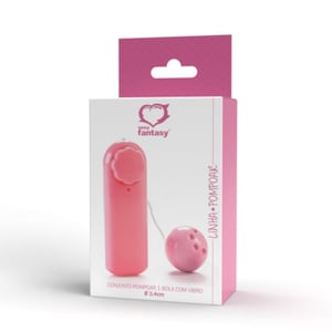 Conjunto De Pompoar Com Vibro 1 Bola Sexy Fantasy
