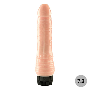 Pênis Realístico Texturizado 19x4,3 Cm Com Vibro Vibe Toys