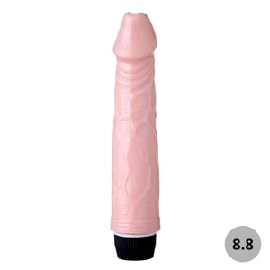 Pênis Realístico Texturizado 22,5x4,3 Cm Com Vibro Vibe Toys