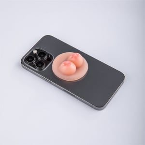 Suporte Para Celular Em Formato De Seios Universal