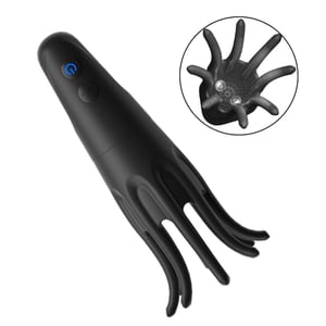Vibrador Octopus 2 Em 1 Com 10 Modos De Vibração E 6 Modos De Choque Lilo