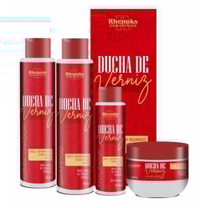 Kit Capilar Ducha De Verniz Com 4 Itens Rhenuks Cosméticos