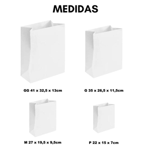 Saco De Papel P Para Presente Liso Cromus