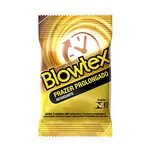 Preservativo Prazer Prolongado Efeito Retardante Blowtex