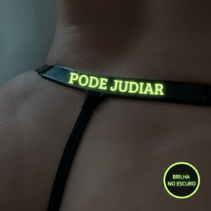 Calcinha Brilha No Escuro Com Frase Pode Judiar Mil Toques