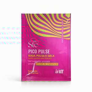 Sachê Pico Pulse Gel Sugador Unissex Picolé De Melancia 2g Intt 