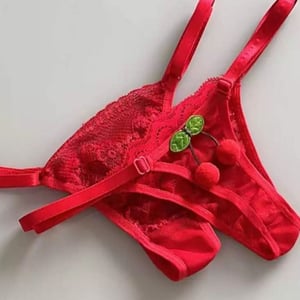 Calcinha Fio Dental String Cerejinha Mil Toques