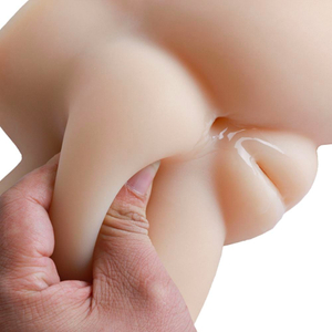 Masturbador Realístico Com Cyberskin Vagina E ânus Vibe Toys