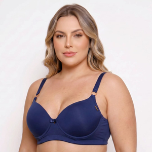 Sutiã Plus Size Reforçado Liso Com Bojo Patitex