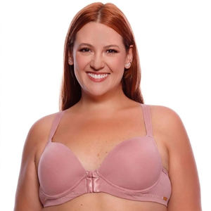 Sutiã Nadador Plus Size Ajuste Frontal Nova Mulher