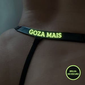 Calcinha Brilha No Escuro Com Frase Goza Mais Mil Toques