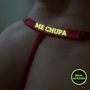 Calcinha Brilha No Escuro Com Frase Me Chupa Mil Toques