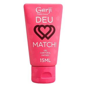 Deu Match Gel Pulse Excitante Comestível Unissex 15ml Garji
