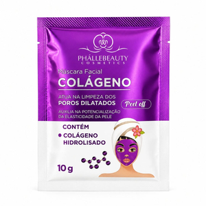 Máscara Facial Colágeno 10g Peel Off Phállebeauty By Vivai