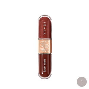 Hidra Duo Batom Líquido E Gloss Labial 12ml Vivai