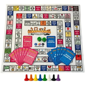 Jogo De Tabuleiro Bebadolândia Diversão Ao Cubo