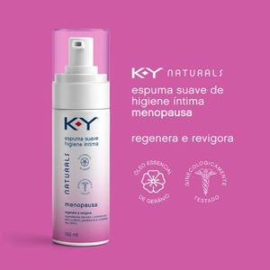 Espuma Suave Higiene íntima Menopausa 150ml Ky