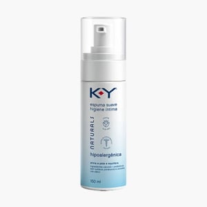 Espuma Suave Higiene íntima Hipoalergênica 150ml Ky