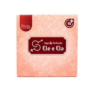 Jogo e Sedução Ele E Ela Com 5 Itens Diversão Ao Cubo