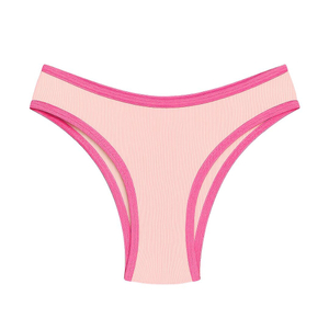 Calcinha Fio Duplo Delicada Tecido Canelado Concept Lingerie