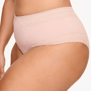 Calcinha Plus Size Cintura Alta Frente V Nayane