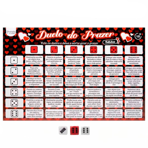 Jogo Erótico Duelo Do Prazer Fetiches Diversão Ao Cubo