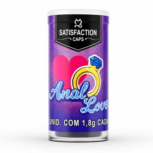 Anal Love Bolinha Com óleo Para Massagem Corporal 03 Unidades Satisfaction Caps
