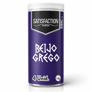 Bolinha Beijo Grego 04 Unidades Satisfaction Caps