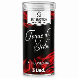Toque De Seda Bolinha Com óleo Para Massagem 03 Unidades Satisfaction Caps