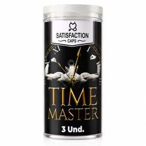 Time Master Bolinha Com óleo Para Massagem Retardante 03 Unidades Satisfaction Caps