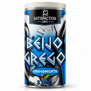 Beijo Grego Bolinha Com óleo Corporal 03 Unidades Satisfaction Caps