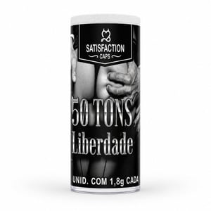 50 Tons De Liberdade Bolinha Com óleo De Massagem 03 Unidades Satisfaction Caps