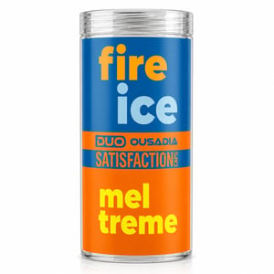 Fire E Ice Duo Ousadia Bolinha Com óleo De Massagem 2 Unidades Satisfaction