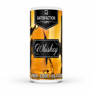 Whiskey Bolinha Com óleo Para Massagem Corporal 03 Unidades Satisfaction Caps