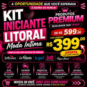 Super Kit Iniciante Com 35 Itens Litoral Moda íntima