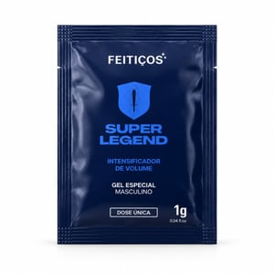Sachê Super Legend Gel Masculino 1g Feitiços