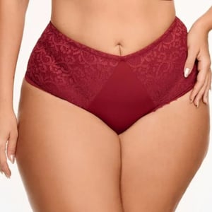 Calcinha Plus Size Cintura Alta Dupla Nayane