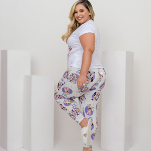 Pijama Sonho Plus Size Com Calça E Camiseta Minnie E Daisy Amável