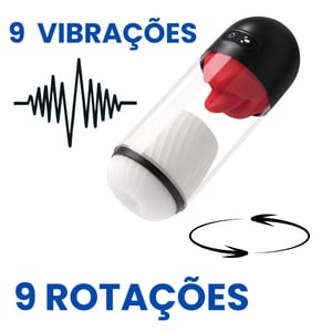 Masturbardor Lanterna Língua Com Vibração E Rotação Vibe Toys