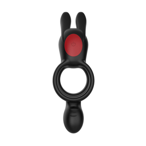 Anel Peniano Duplo Com Estimulador Clitoriano E Plug 9 Vibrações Vibe Toys