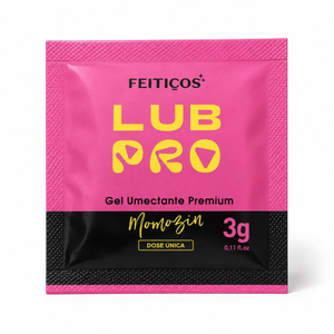 SACHÊ LUBPRO MOMOZIN LUBRIFICANTE PREMIUM BEIJÁVEL 3G FEITIÇOS